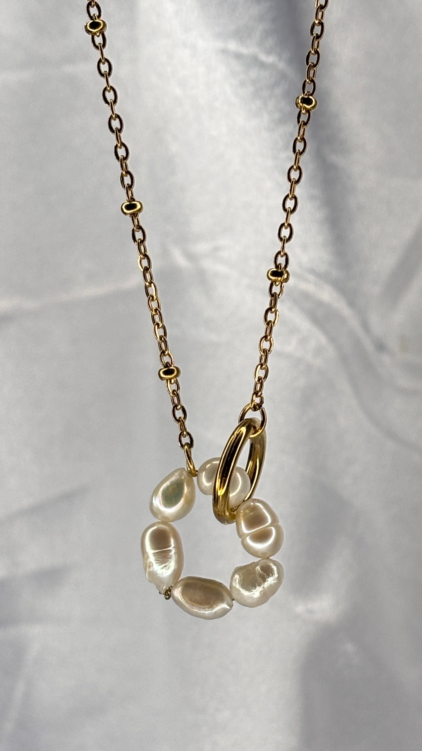 Lunar Halo Necklace- Pure Radiance