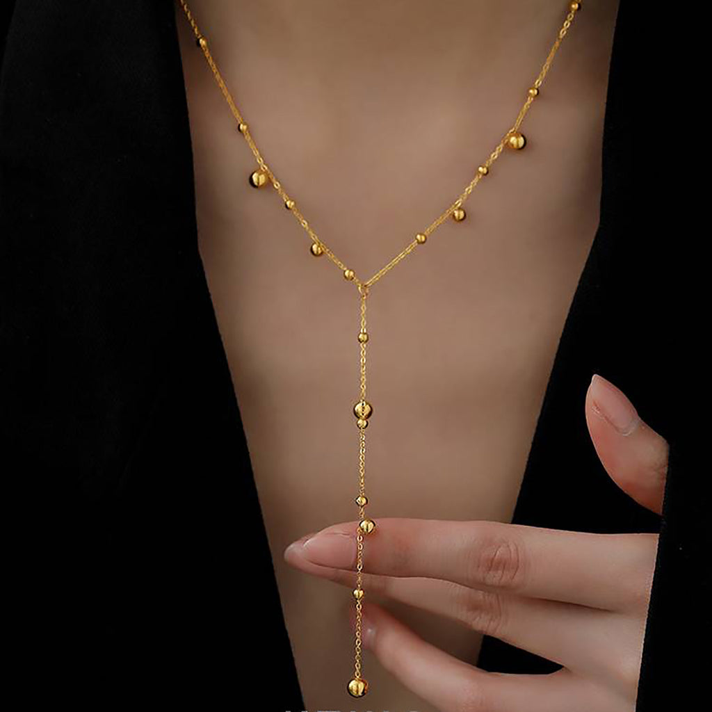 Stardust Trail- Golden Glow necklace