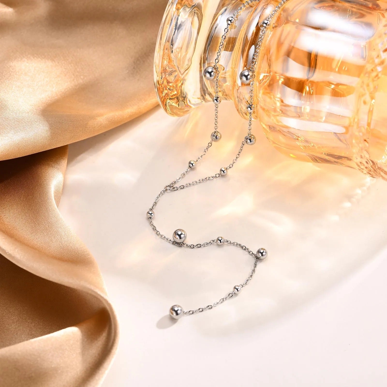 Stardust Trail-Stellar Steel necklace