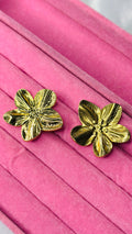 Stellar Bloom Earrings-Golden Petals