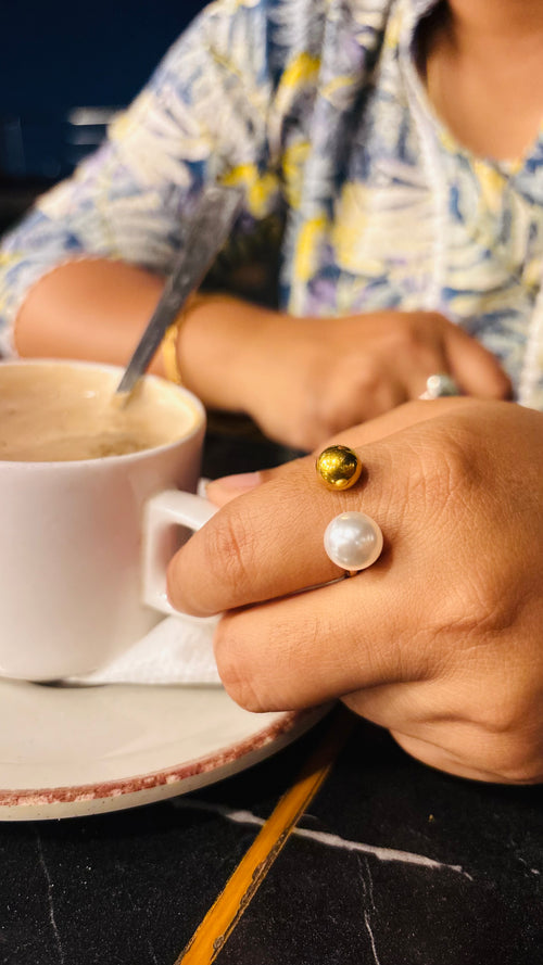 Celestial Duo ring