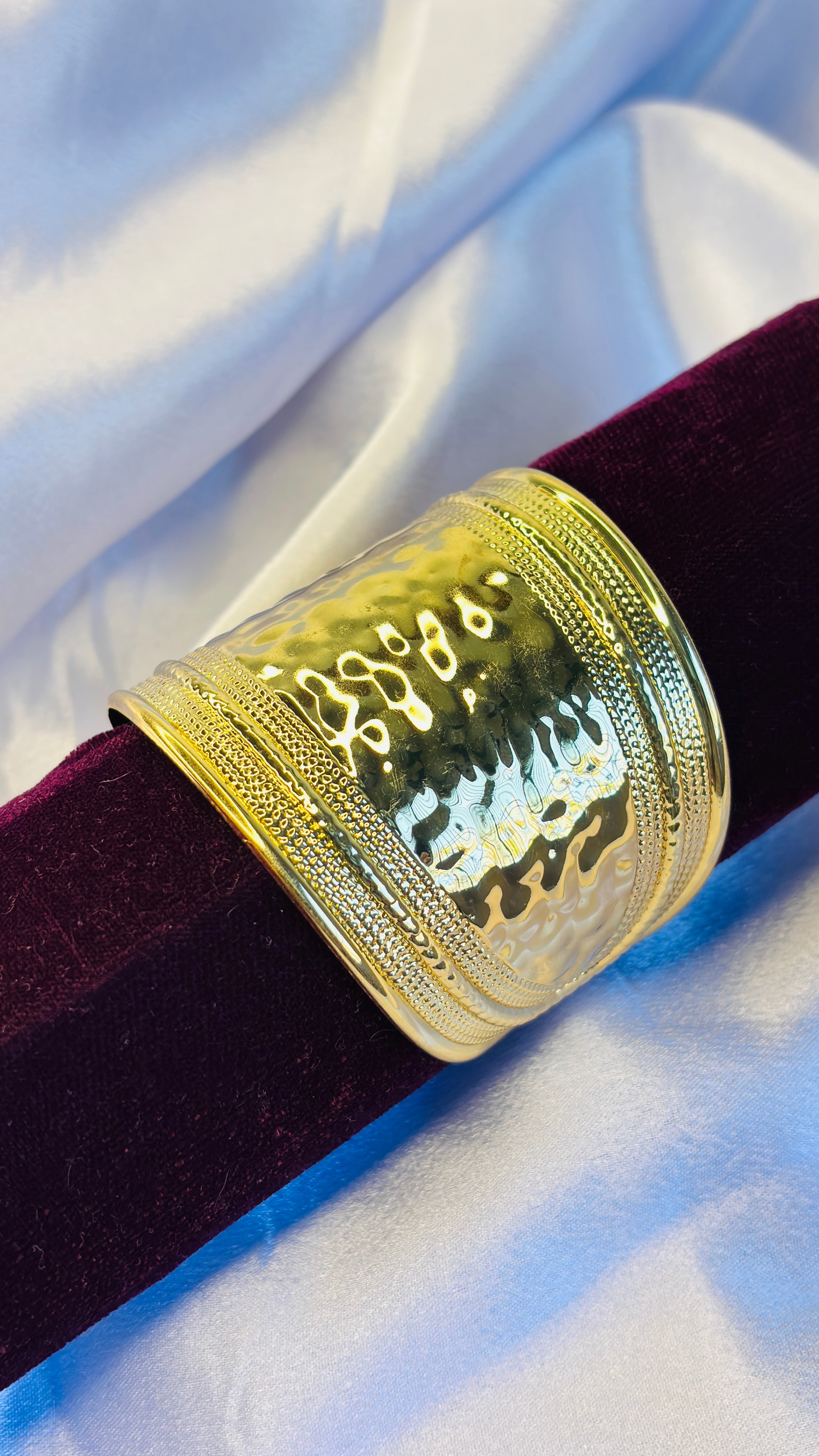 Solar Flare Cuff- Golden Radiance