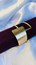 Contour Wave Cuff- Gold