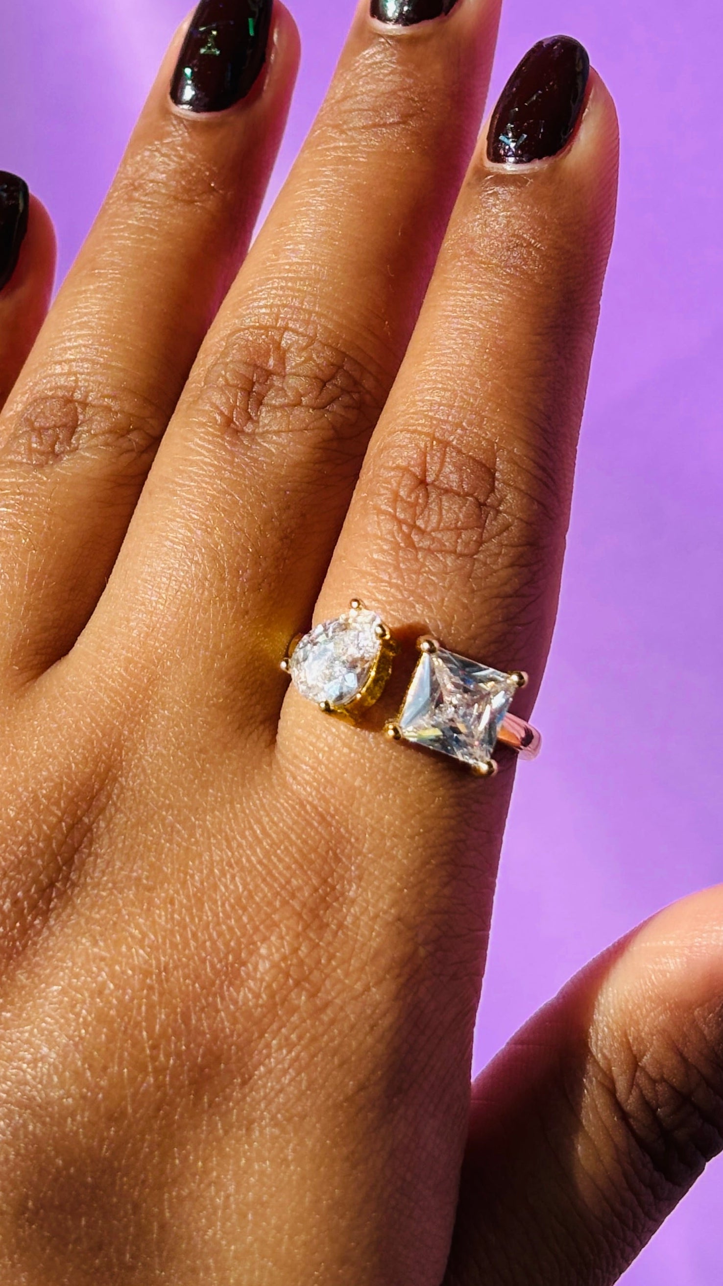 Twin Stoneheart Ring
