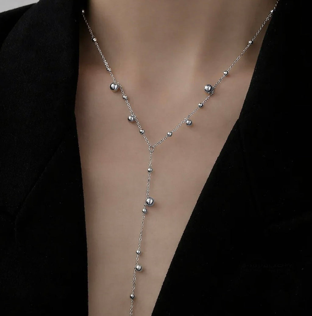 Stardust Trail-Stellar Steel necklace