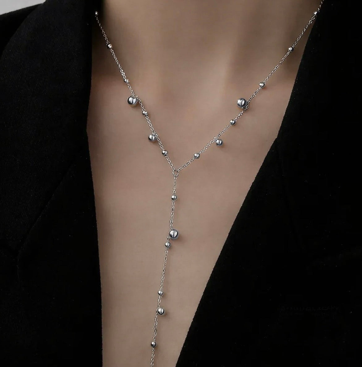 Stardust Trail-Stellar Steel necklace