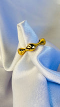 Molten Pebble Ring-Gold