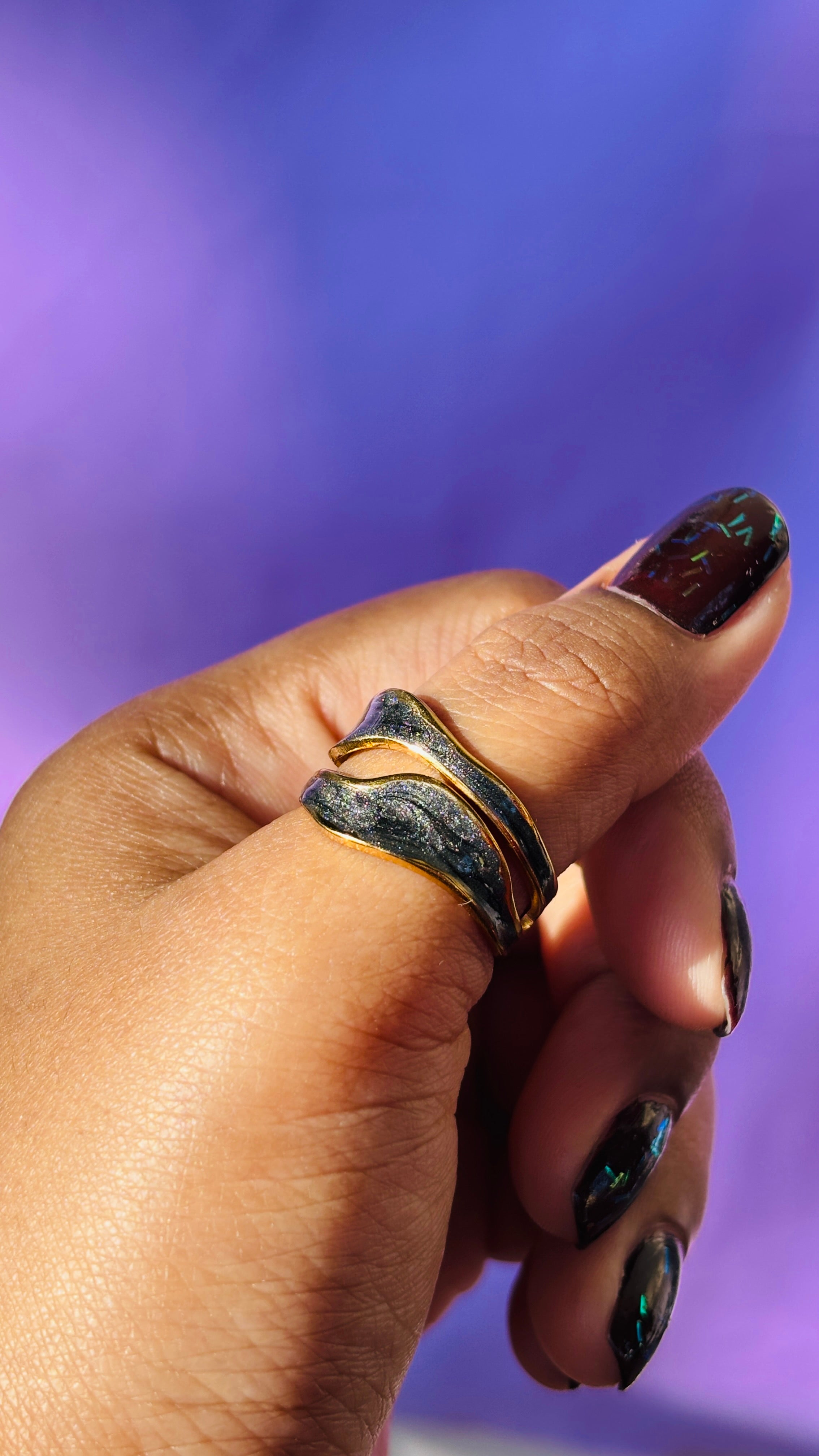 Eclipse Wave- Pearl Smoke Ring