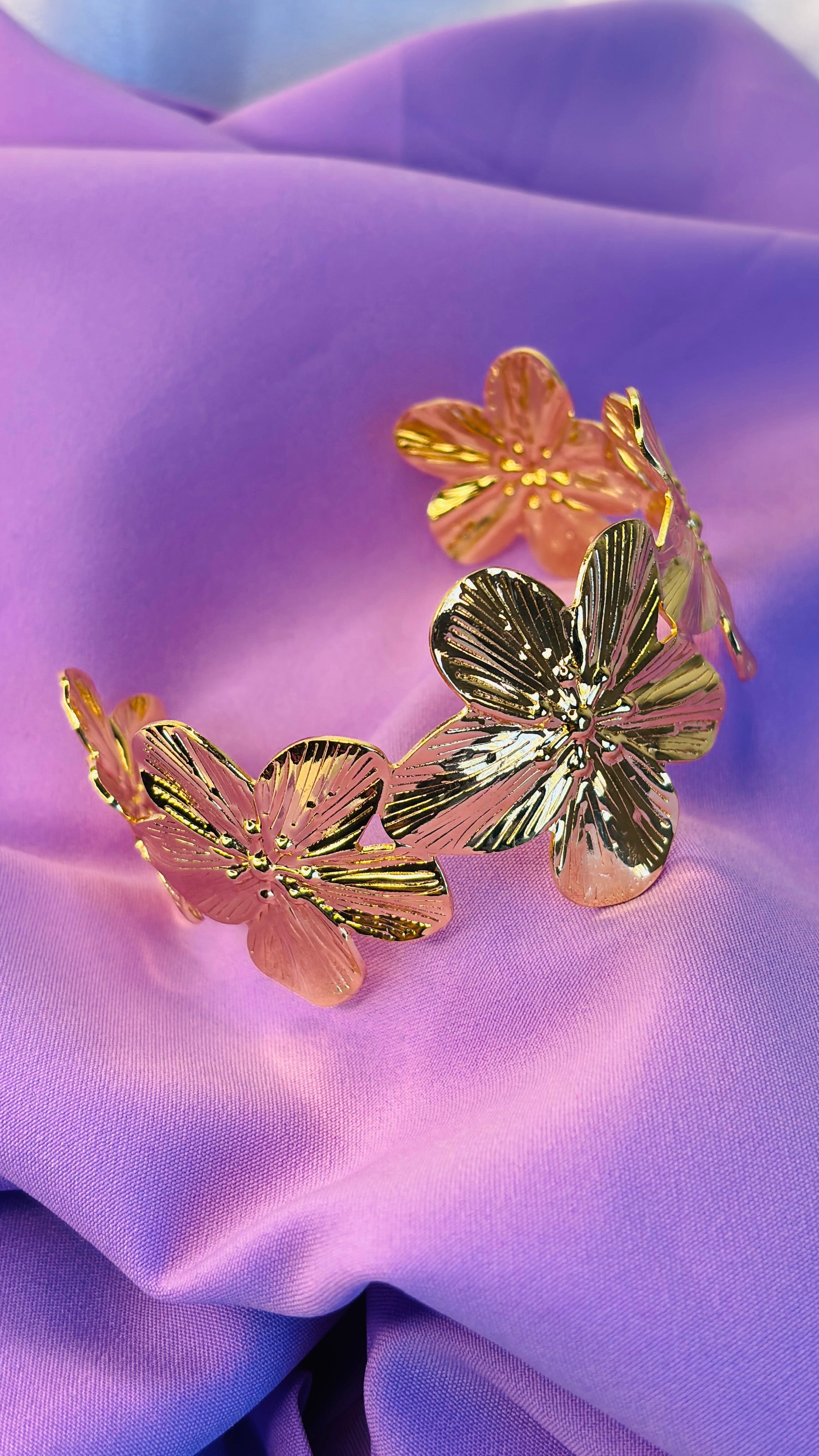 Auric Blossom Cuff