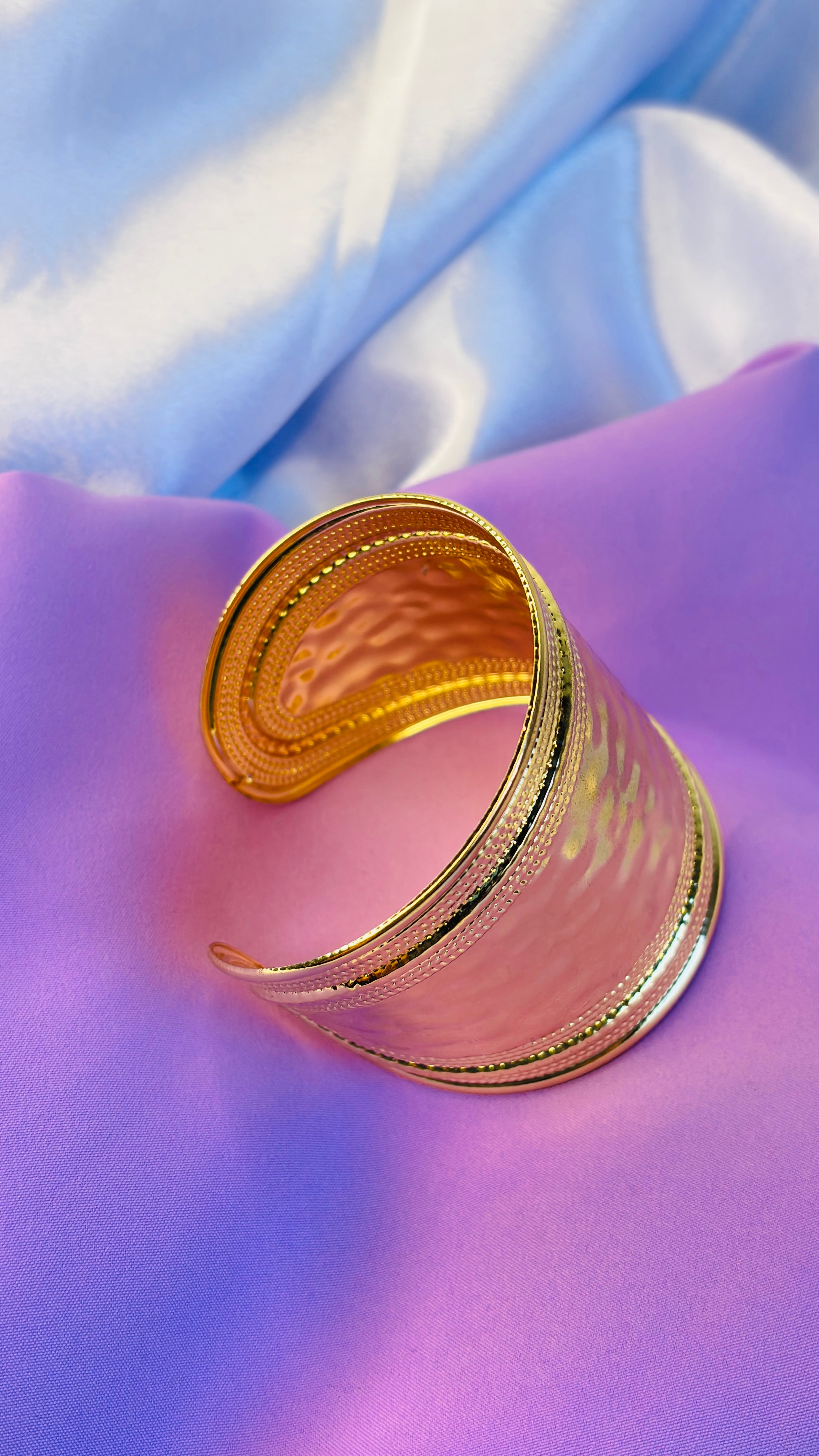 Solar Flare Cuff- Golden Radiance